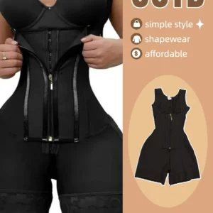 Women's Lace-Trimmed Shapewear Bodysuit - Tummy Control